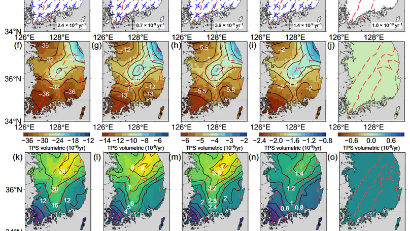 Viscoelastic modelling reveals correlation between GNSS-derived deformation rates after the 2011 Tohoku-Oki earthquake and lithospheric thickness in the southern Korean Peninsula